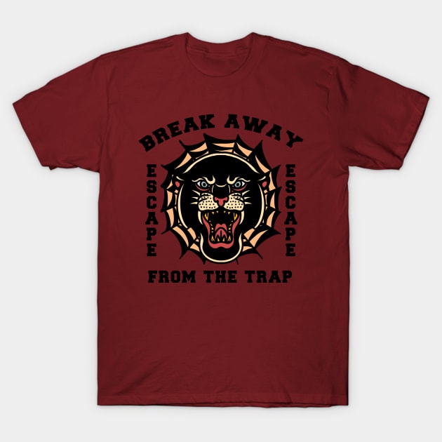 break away from the trap T-Shirt by donipacoceng